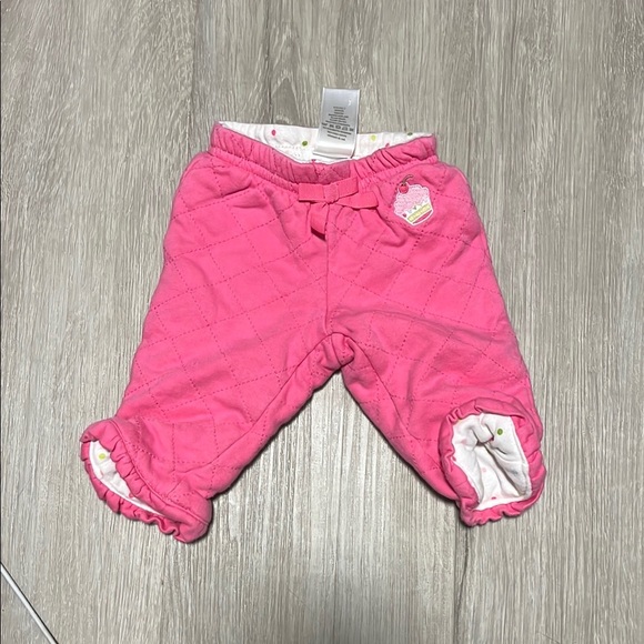 4/$20 Pink Quilted Baby Pants - Picture 1 of 1